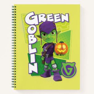 Green Goblin Character Badge Notebook