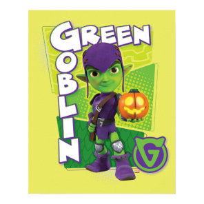 Green Goblin Character Badge Poster
