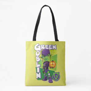 Green Goblin Character Badge Tote Bag