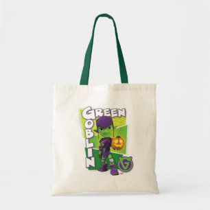 Green Goblin Character Badge Tote Bag