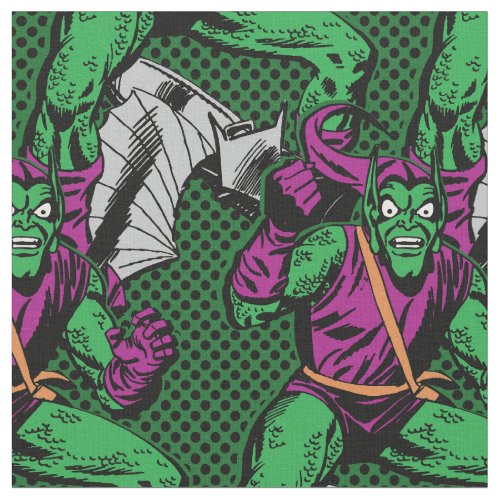 Green Goblin Retro Fabric