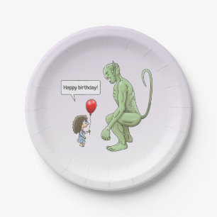Green Goblin's Happy Birthday Paper Plates