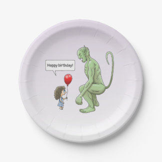Green Goblin's Happy Birthday Paper Plates