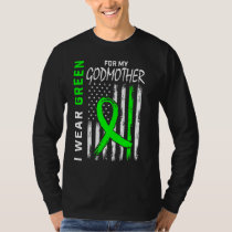 Green Godmother Kidney Disease Cerebral Palsy Awar T-Shirt