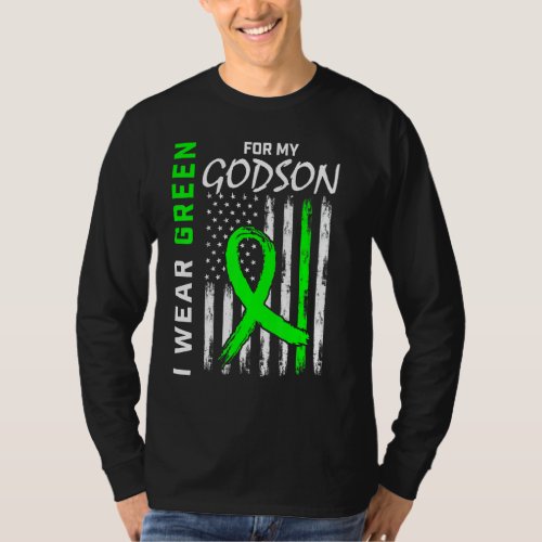 Green Godson Kidney Disease Cerebral Palsy Awarene T_Shirt