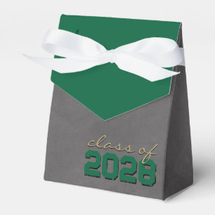 Green & Gold Chalkboard Graduation Gift Boxes