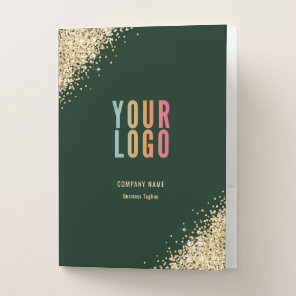Green Gold Event Organizer Wedding Planner Pocket Folder