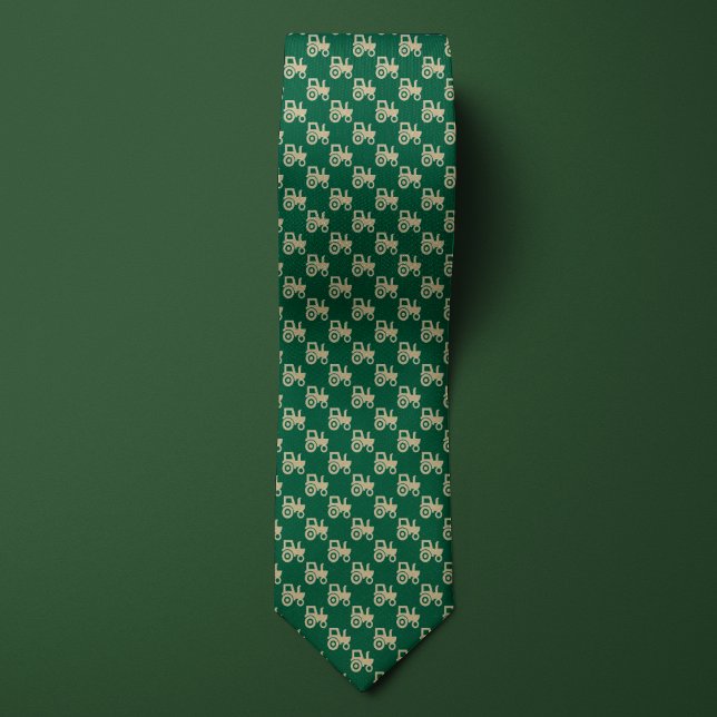 Green & Gold Farmers Tractor Neck Tie (Creator Uploaded)