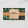 Green Gold Granite Splashback Kitchen Countertop Business Card