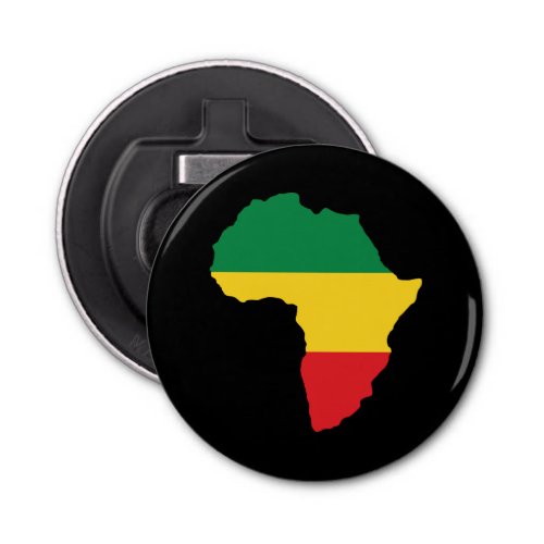 Green Gold  Red Africa Flag Bottle Opener