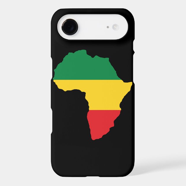 Green, Gold & Red Africa Flag Case-Mate iPhone Case (Back)