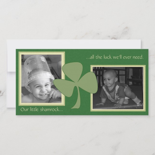 Green & Gold Shamrock (Front)