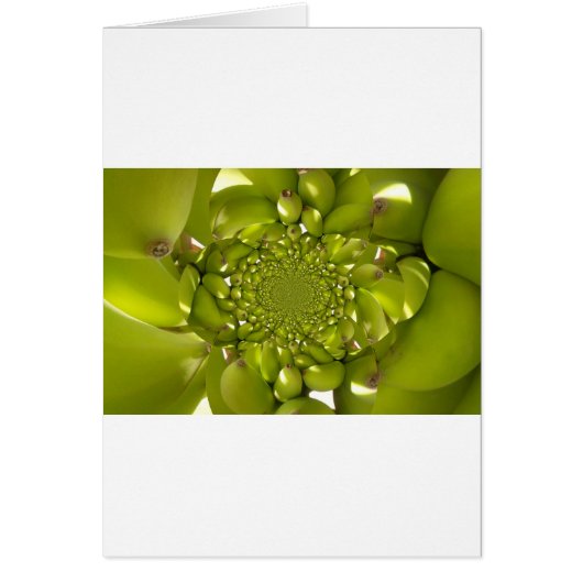 Green Gold: Tropical Twist banana Kaleidoscope (Front)