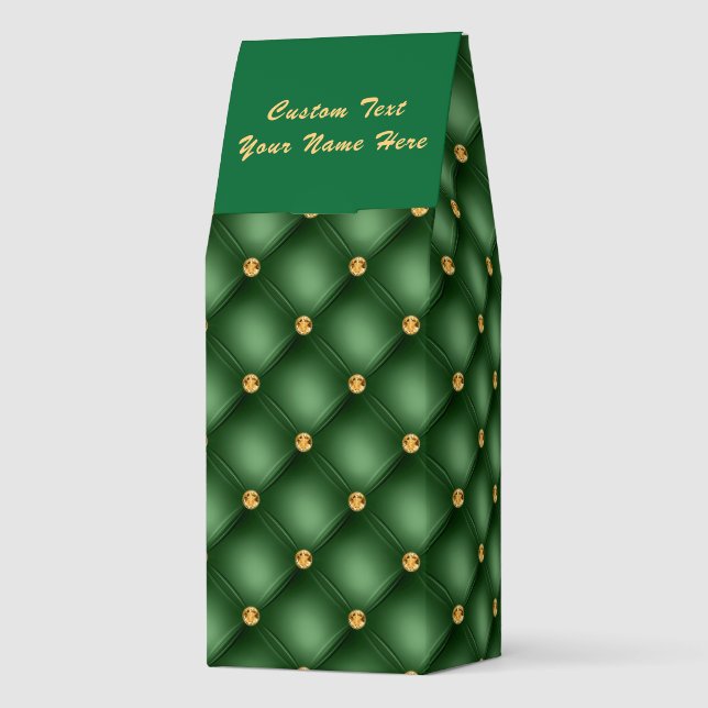 Green Gold Tuft Roasted Coffee Personalized Gift (Back)