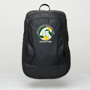 green gold volleyball kids sports team colors port authority® backpack