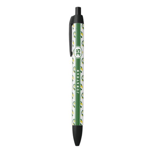 green gold volleyball team spirit girls boys name black ink pen