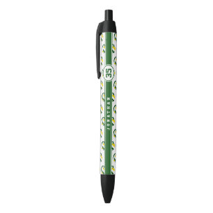 green gold volleyball team spirit girls boys name pen