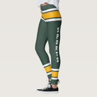 Green Gold White Team Jersey Colors Love Sports