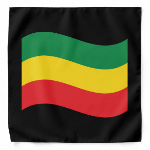 Green, Gold (Yellow) and Red Colors Flag Bandana