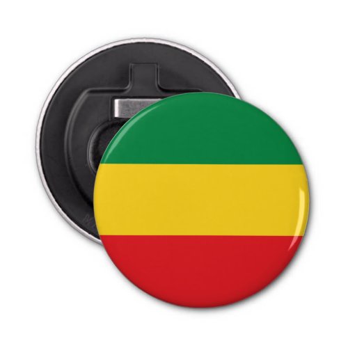 Green Gold Yellow and Red Colors Flag Bottle Opener