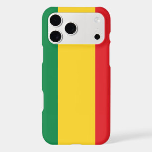 Green, Gold (Yellow) and Red Colors Flag iPhone 17 Pro Max Case