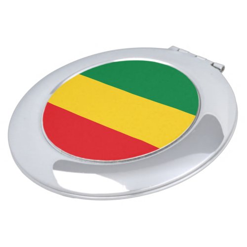 Green Gold Yellow and Red Colors Flag Compact Mirror