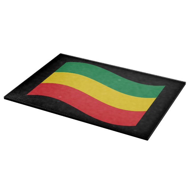 Green, Gold (Yellow) and Red Colors Flag Cutting Board (Corner)