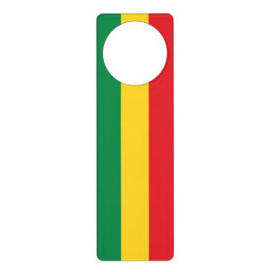 Green, Gold (Yellow) and Red Colors Flag Door Hanger