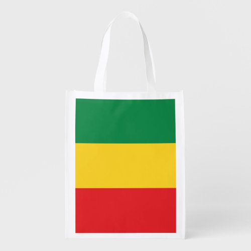 Green Gold Yellow and Red Colors Flag Grocery Bag