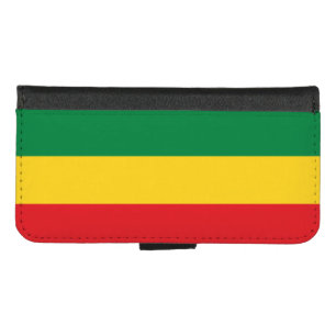 Green, Gold (Yellow) and Red Colors Flag iPhone 8/7 Wallet Case