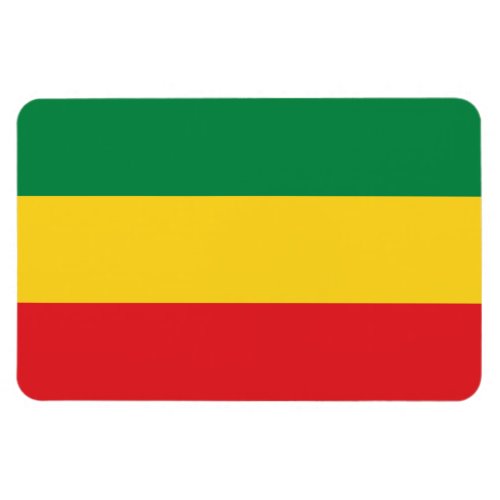 Green Gold Yellow and Red Colors Flag Magnet