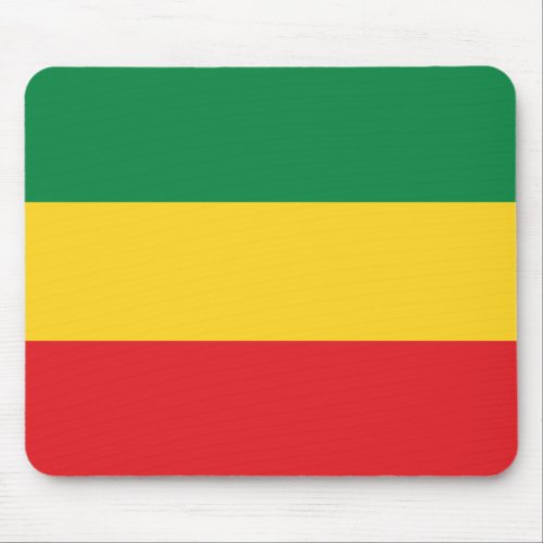 Green Gold Yellow and Red Colors Flag Mouse Pad