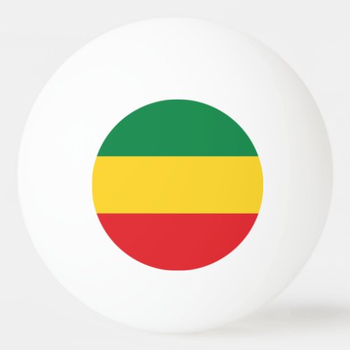 Green Gold Yellow and Red Colors Flag Ping_Pong Ball