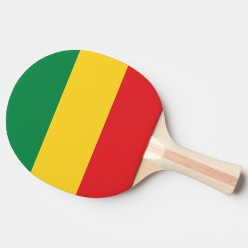 Green Gold Yellow and Red Colors Flag Ping_Pong Paddle