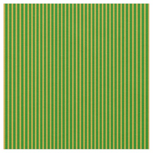 Green & Goldenrod Lines Pattern Fabric