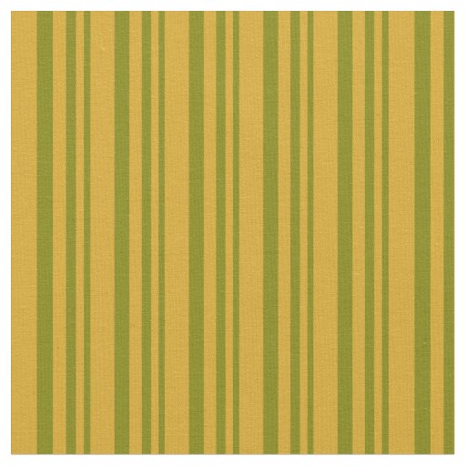 Green & Goldenrod Lines/Stripes Pattern Fabric