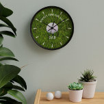 Green Golf Ball in The Rough Golfer Dad Clock<br><div class="desc">Always time for golf! Great gift for golfers that would rather be playing golf and for dads that like to watch clocks.</div>