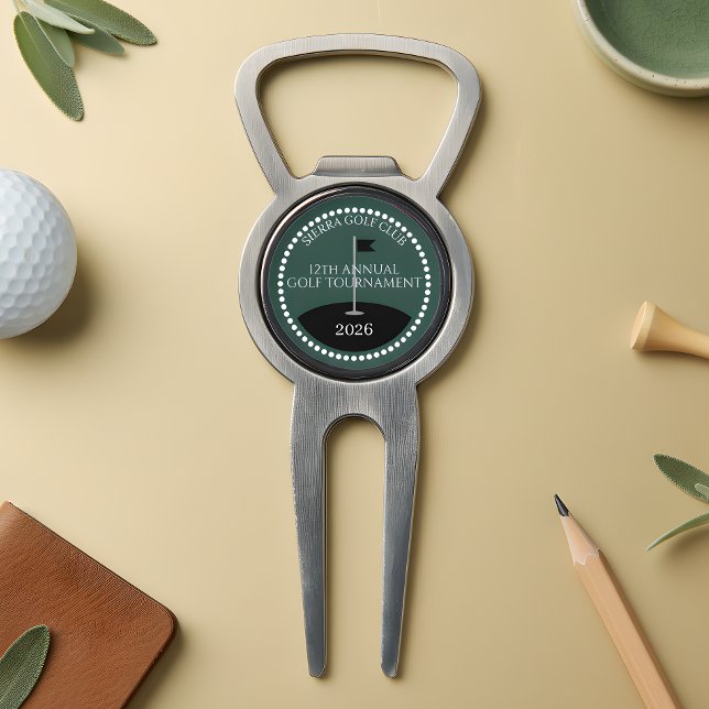 Green Golf Club Tournament Name Divot Tool (Creator Uploaded)