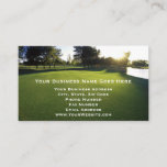 Green Golf Course at Dawn Business Card