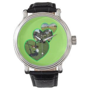 Green Golf Images In Heart Shapes, Watch