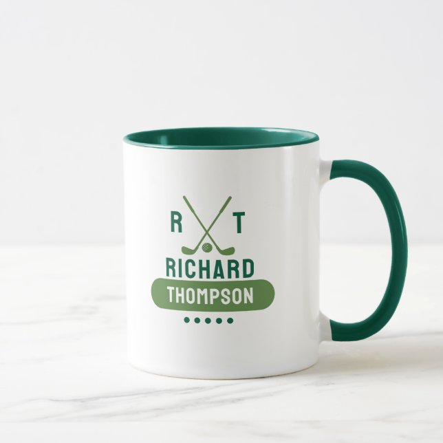Green Golf Mug for Cool Golfers (Right)
