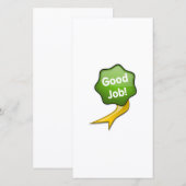 Green Good Job Ribbon (Front/Back)