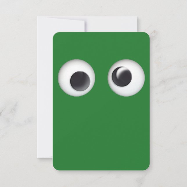 Green Googly Eyes Merry Christmas (Front)