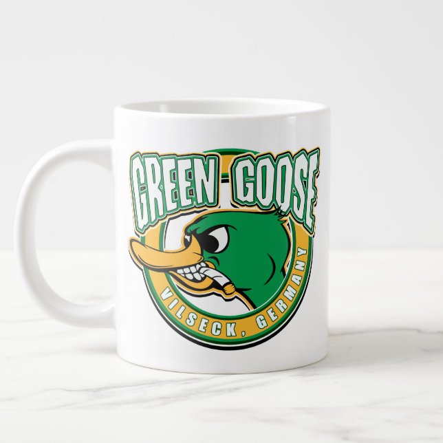 Green Goose Vilseck Giant Coffee Mug (Left)