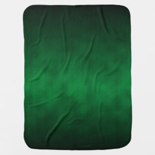 Green Gothic Ombre Background Art Baby Blanket