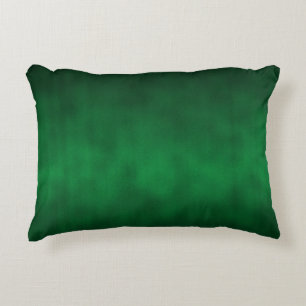 Green Gothic Ombre Background Art Decorative Pillow
