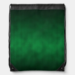 Green Gothic Ombre Background Art Drawstring Bag