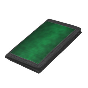 Green Gothic Ombre Background Art Tri-fold Wallet