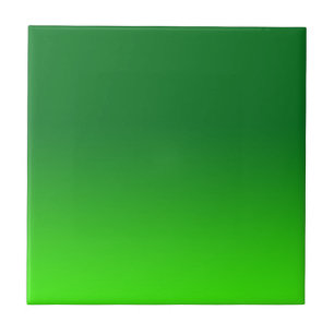 Green Gradient Ombre Vivid Modern Simple Ceramic Tile