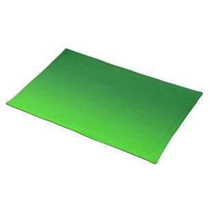 Green Gradient Ombre Vivid Modern Simple Cloth Placemat